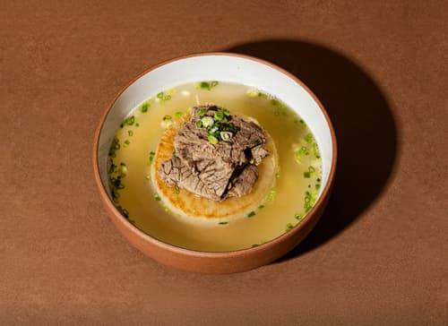 韩式牛腩浓汤 (牛腩泡饭)
